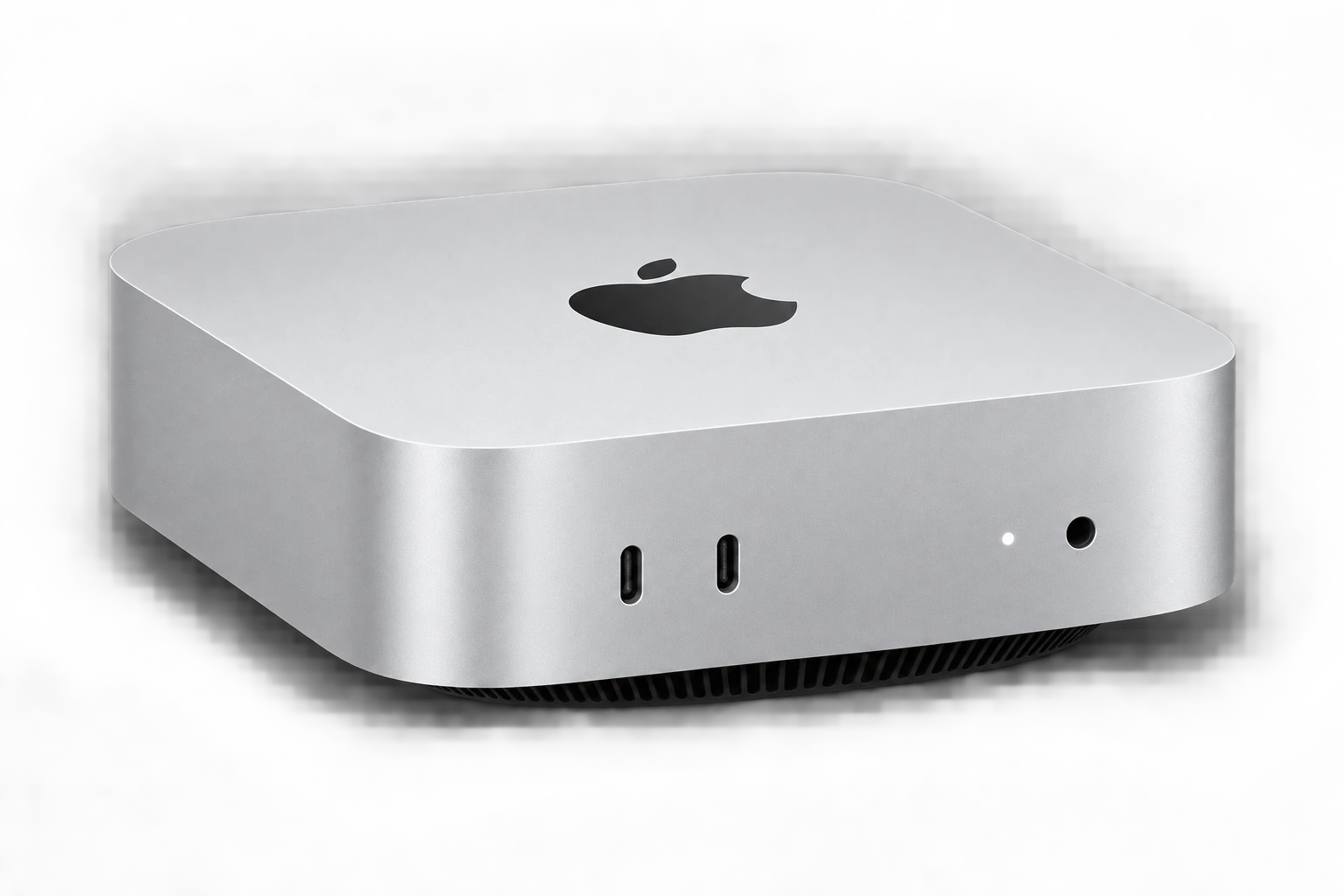 Mac mini hardware illustration for a dedicated FactoryGrids headless host.